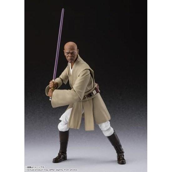 НАРОДЫ ТАМАШИИ SH. Figuarts Звездные Войны Эпизод 3 Месть Ситхов Мейс Винду - Классическая Версия.- (ЗВЕЗДНЫЕ Ситхи) Приблизительно 150 мм ПВХ АБС ткань окрашенная
