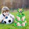 3 Tier Football Sports Soccer Party Cake Display Stand Kid Birthday Dessert Cupcake Rack Stand Baby Shower Party Cake Tray Decor