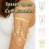 Жемчужные браслеты на предплечье Изысканный открытый браслет-манжета Нарукавник Нарукавная повязка Кисточка Цепочка на руку Вечеринка