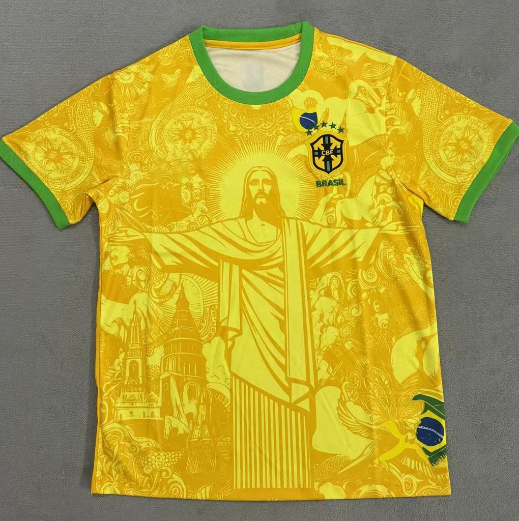 Five Star Brazil Home Away 980204 Retro Jersey National Team Fan Edition Thai Football