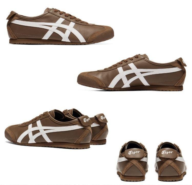 1183C102-205 Onitsuka Tiger Mexico 66 "Коричневый Шторм/Белый" (Мужской)