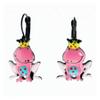 [R6091] - Designer Sleepers 'Lilipoupettes' (frog) Pink - 20x18mm