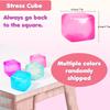 4 Colors Soft Ice Cubes Squishy Toys Stress Relief Balls Slow Rebound Sensory Fidget Toy For Kids Party Favors Birthday Gifts