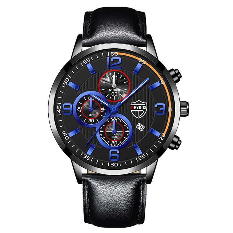 Men's Watch Belt Men's Calendar Watch Casual Watch Fashion Watch Student Quartz Watch