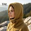 Thermal Face Cover for Cycling Winter Balaclava Hat Men And Women, Windproof Wind Resistant Tactical Mask Knitted Hooded Neckerchief, Adjustable