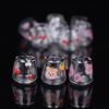 4Pcs Dollhouse Miniature Mini Simulation Pot Belly Glass