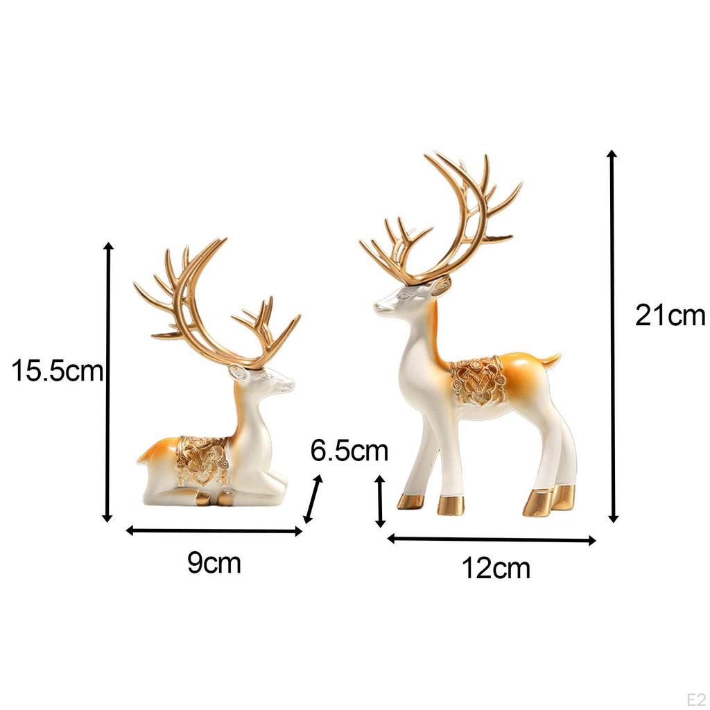 Элегантная фигурка оленя для декора домашнего офиса