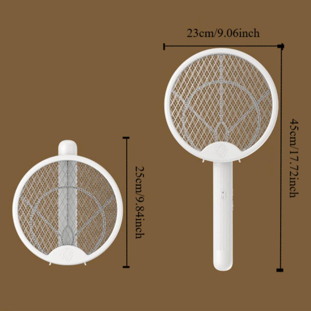 Handheld Foldable Mosquito Killler USB Charging Fly Swatter Electric Mosquito Killler  Bedroom