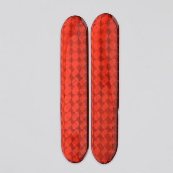 4Pcs/Set Car Reflective Sticker 3D Epoxy Self-adhesive Weather Resistant High Brightness Safety Warning Auto Door Decal Automobile Supplies