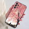 Розовый чехол Sakura для Samsung Galaxy A73, 23, 53, 33, 14, 24, 13, 72, 22, 52, 32, 54, A34, Мягкий чехол