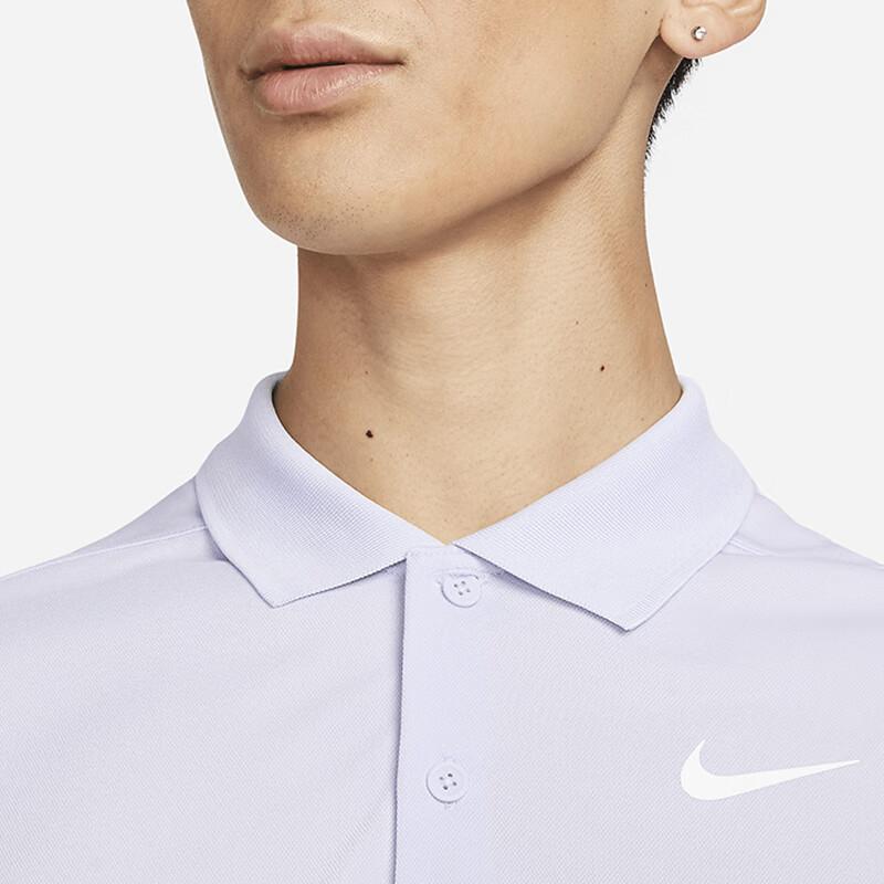 Nike Сплошная цветная футболка с воротником-поло с коротким рукавом, мужские топы, синяя DH0823-536