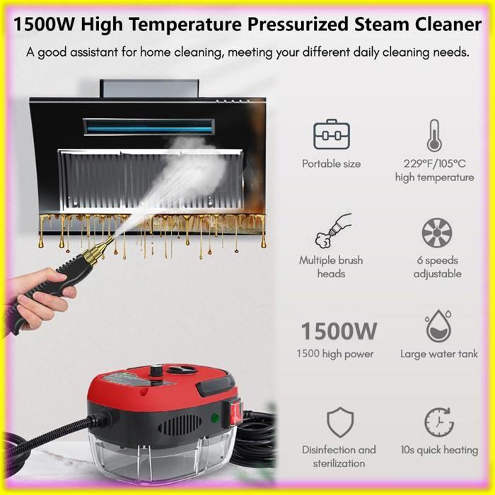 keenso steam cleaners for domestic use Portable steam cleaner 1500W, high power, 6 multifunction electromouse