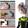 MIMIA Helmet Holder, Helmet Rider Suit, Wall Mounted, Helmet Stand, Helmet Storage, Helmet Hanger,