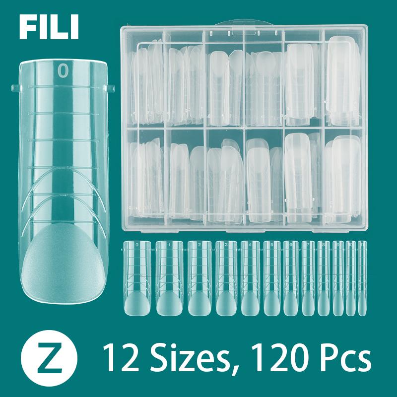 Многоразовый маникюрный инструмент, полное покрытие, стилет, гроб, миндалевидные ногти, УФ-гель, пластиковая форма для быстрого наращивания ногтей, двойные формы