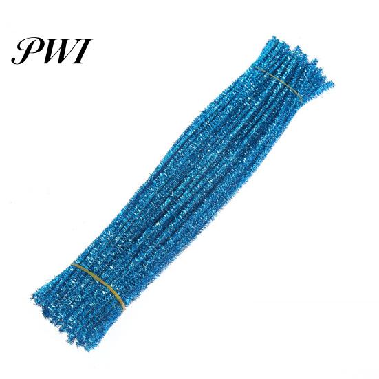 Crafting Gadgets Chenille Stems 100Pcs Glitter Flexible Bendable Plush Tinsel DIY Crafts Kids Educational Craft Supplies Toys Handmade Decorations
