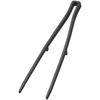 Silicone Cooking Tongs, Black, 6cm W X 2cm D X 28cm H, Tower Shape, Non-Slip, Heat Resistant, 5196