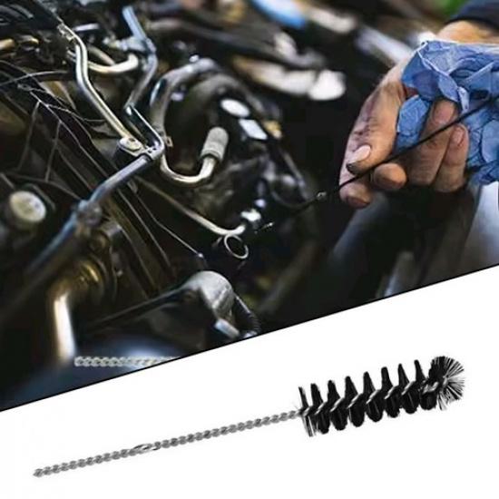 Car Air Door Carbon Deposit Cleaning Brush Engine Cylinder Nylon Bristles Tool