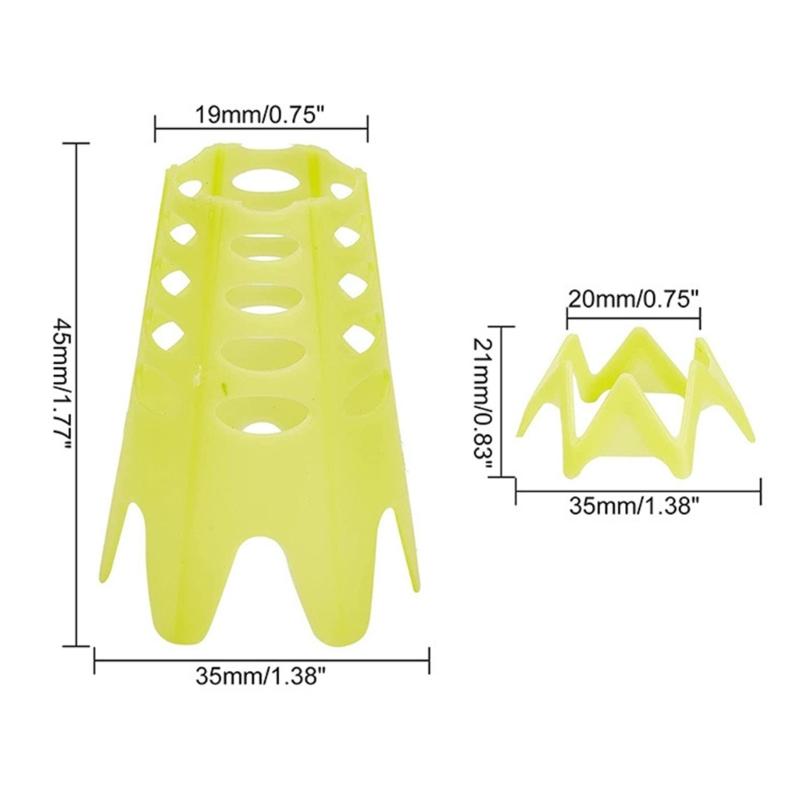 10Pcs Golf Simulator Tees Indoor Golf Tees Golf Mat Tees for Winter Turfs and Driving Range, Pack of 5 Tall and 5 Small