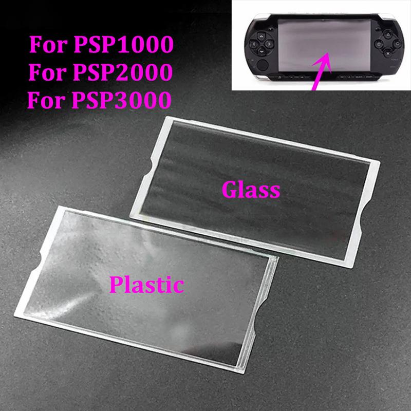 Для Psp 1000 2000 3000 ЖК-экран Дисплей Стекло Пластиковый Зеркальный Экран Объектив Передняя Оболочка Защитная Крышка Игровые Аксессуары