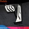 Автомобильные педали газового тормоза и сцепления, чехол для педали для BMW 5 6 7 серии E65 E67 E68 F01 F02 F10 F11 F07 F12 F13 LHD
