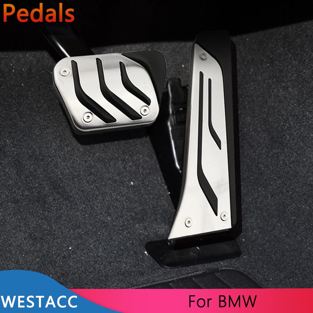 Автомобильные педали газового тормоза и сцепления, чехол для педали для BMW 5 6 7 серии E65 E67 E68 F01 F02 F10 F11 F07 F12 F13 LHD