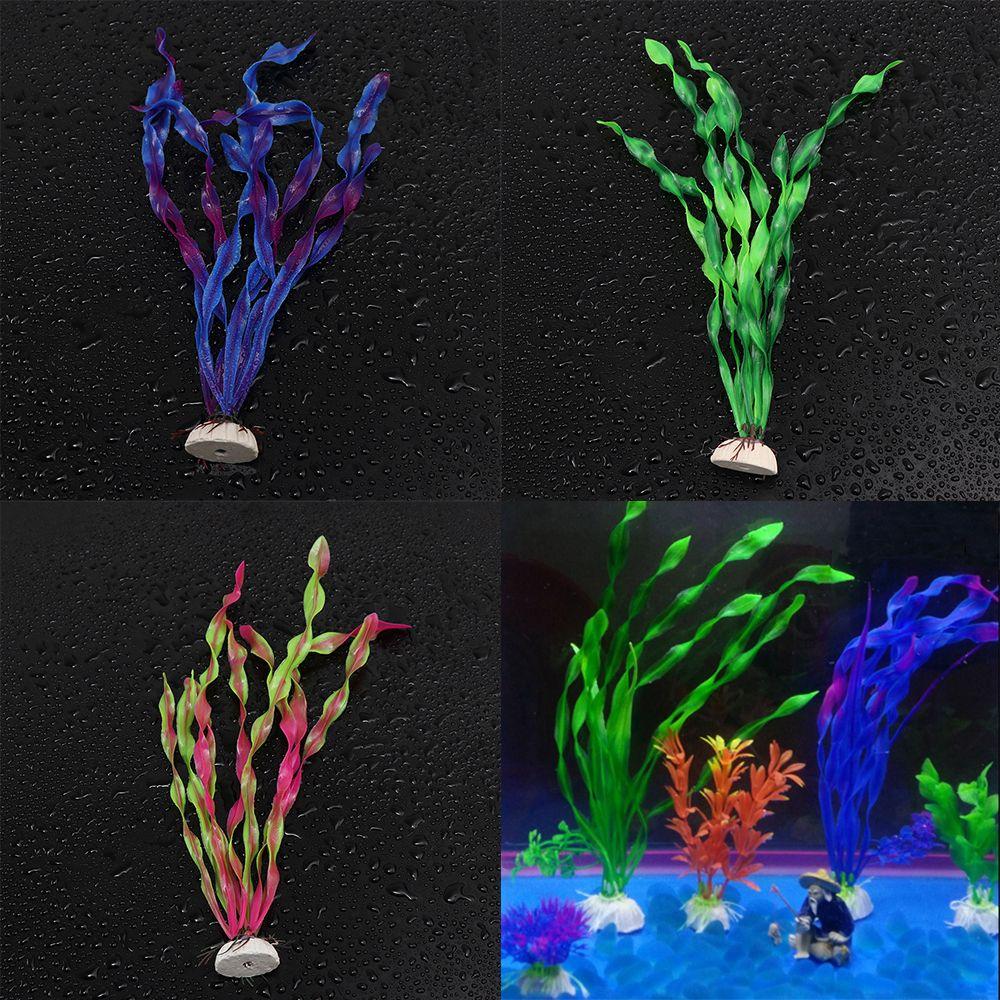 30cm Home Green Aquatic Artificial Plants Water Grass Fish Tank Plastic
