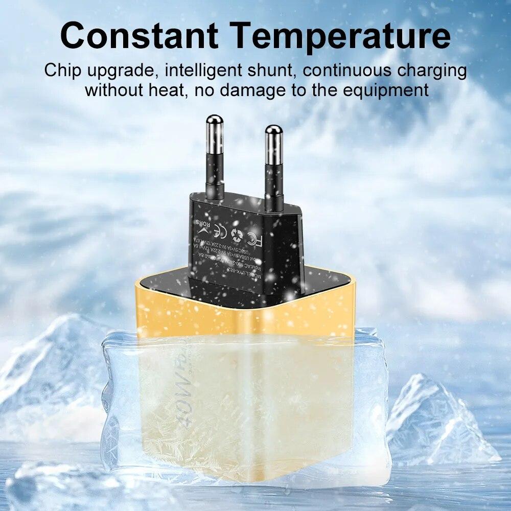 40 Вт USB зарядное устройство Type C быстрая зарядка для iPhone Samsung Xiaomi USB C зарядное устройство для мобильного телефона PD быстрое зарядное устройство адаптер