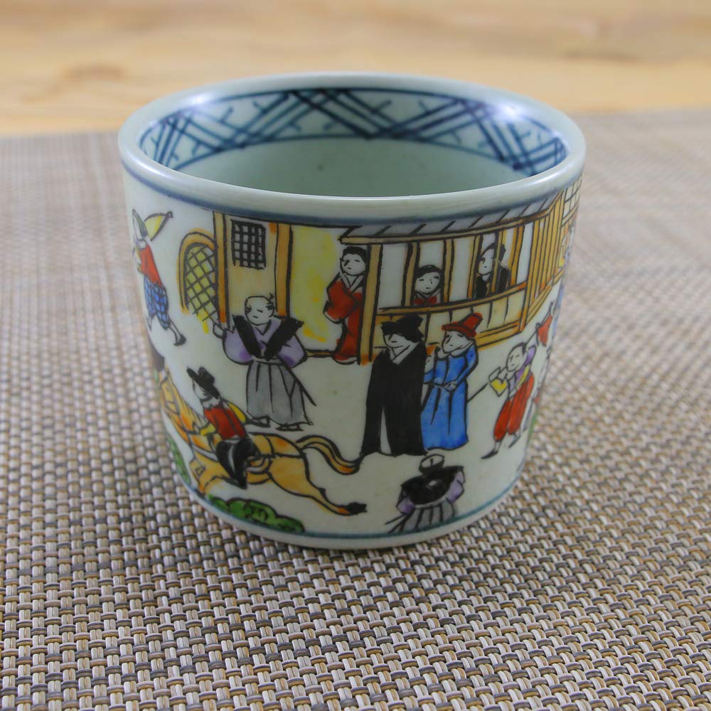 Соба чоко Арита посуда Энзаэмон печь картина свиток соба чоко иностранец чашка Эдо чайная чашка японская посуда керамика Санкай Риши