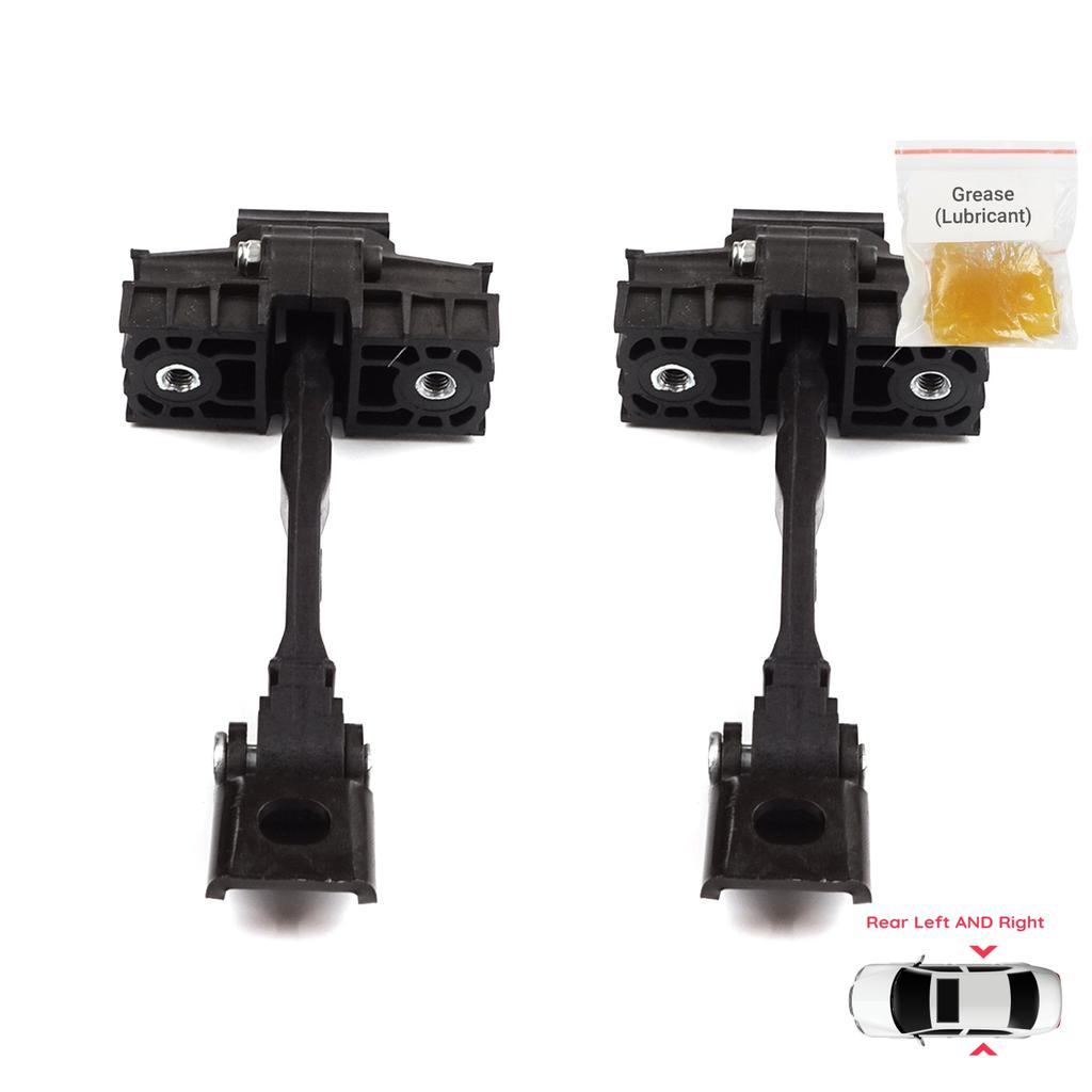 BDP1347-1 2 Pieces Rear Door Hinge Brake Stop Check Strap Limiter for VW UP! Skoda Citigo Seat Mii 2011-2024 5-Door Hatchback 1S4839249A