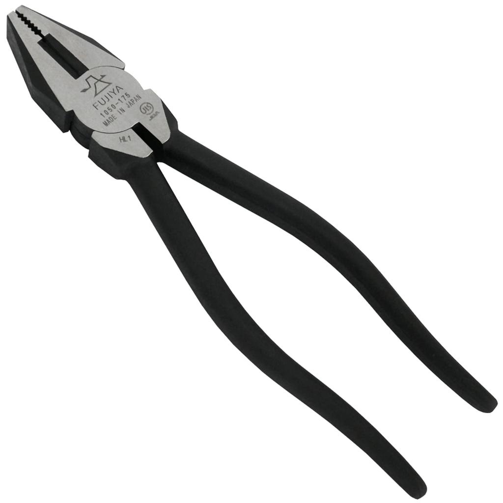 Fujiya Pliers JIS (without Grip), Standard, 175mm, 1050H-175