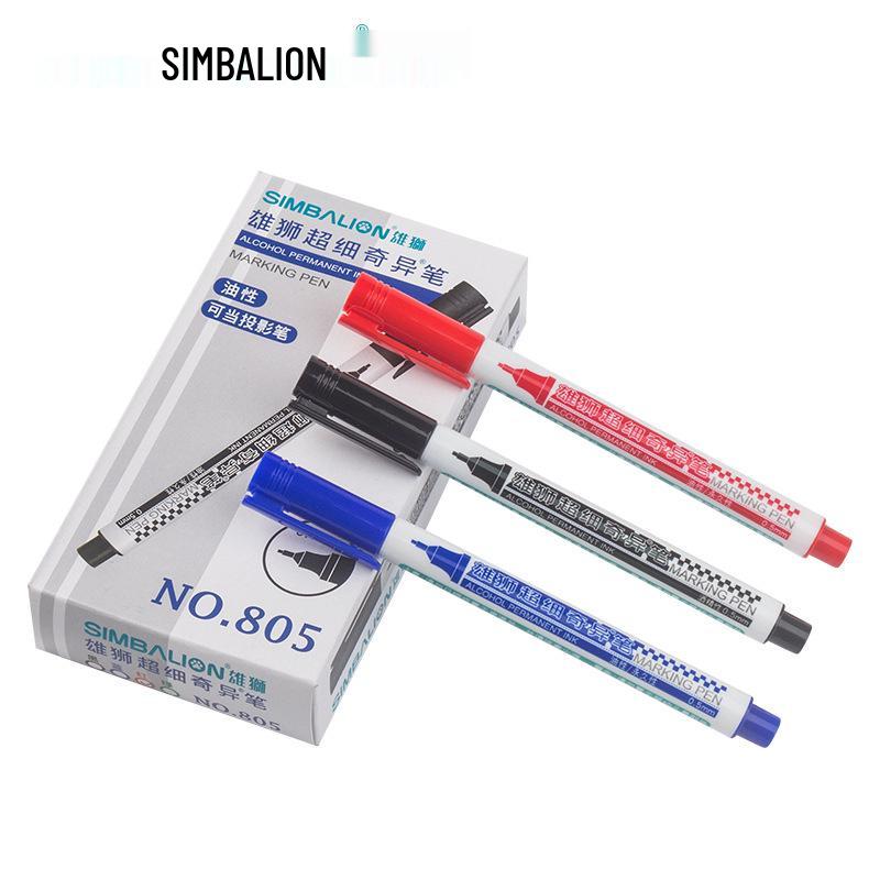 Маркер Simbalion 805 Extra Fine, быстросохнущий, водостойкий - Три цвета