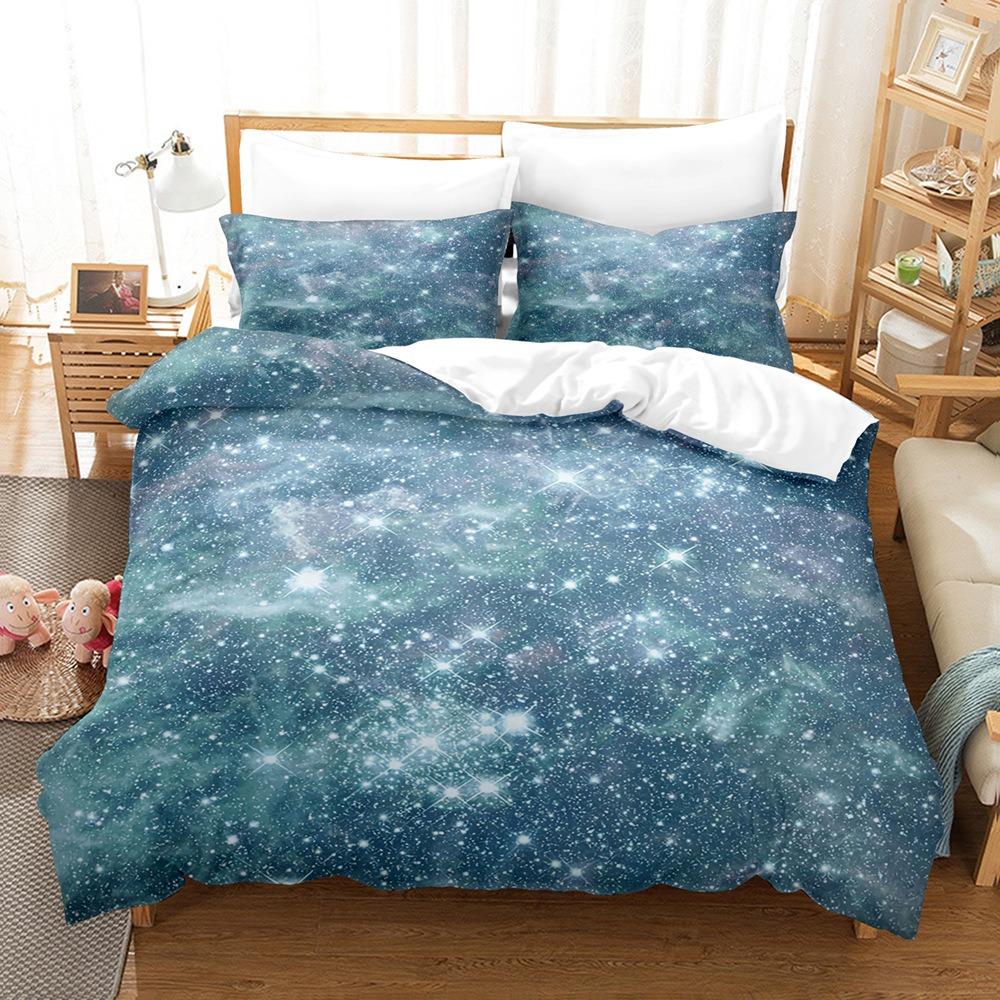 Комплекты постельного белья с 3D-принтом «Космическая галактика» для мальчиков, Астральный комплект пододеяльника, Чехол для одеяла из микрофибры, Комплект постельного белья «Космос» для подростков