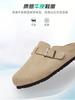 Caesar Genuine Leather Boken Shoes Men's Old Money Style 2026 Summer New Semi Slippers