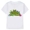Детская футболка «My Singing Monsters» с мультяшным принтом, топы из 100% хлопка с короткими рукавами, одежда для мальчиков и девочек y2k, футболка с аниме, цельная детская одежда