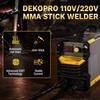 Сварочный аппарат DEKO 110/220В MMA, сварочный аппарат ARC 160А, IGBT, цифровой дисплей LCD, Hot Start, с адаптером питания