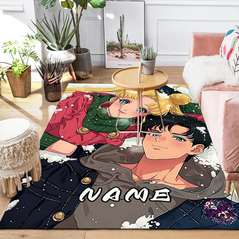 Custom 1Pc Sailor Moon Power Rug Office Carpet Indoor Outdoor Entrance Doormat Nonslip Soft And Comfortable Living Room D2915248