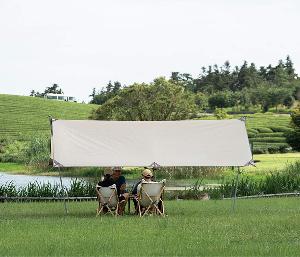 Водонепроницаемый тент для кемпинга, веревка с чехлом для хранения 3 размеров M, брезент, тень, брезент, компактный, легкий, многофункциональный, колышки, в комплекте,