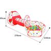 Детская палатка 3 в 1, бассейн с шариками, туннелем и сеткой для корзины, складная, легко собирается, секретное основание с сумкой для хранения, подходит для использования, желтая детская