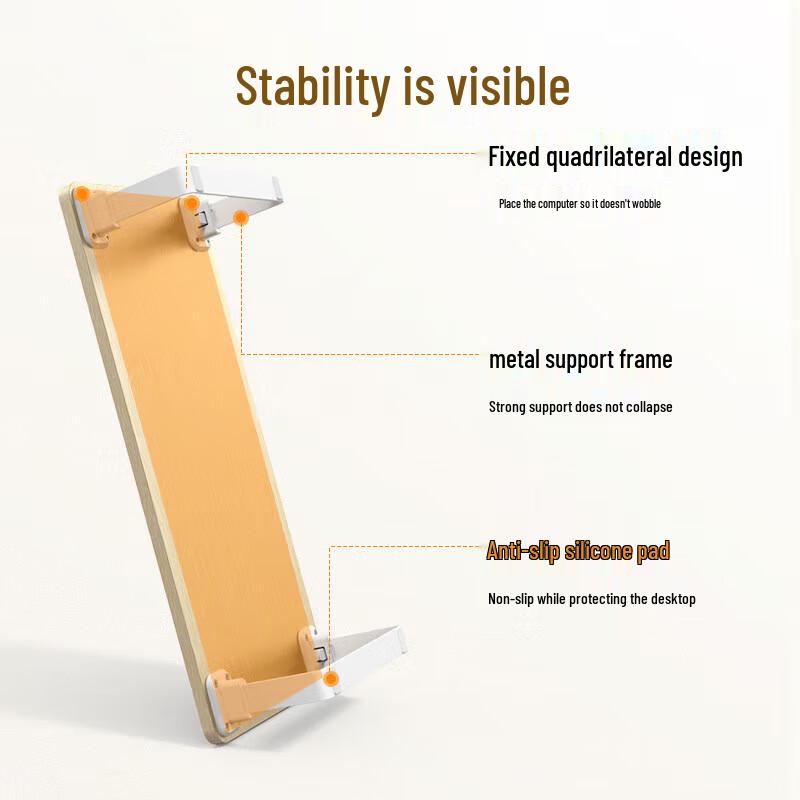 Подставка для монитора Ugreen с текстурой под дерево и местом для хранения
