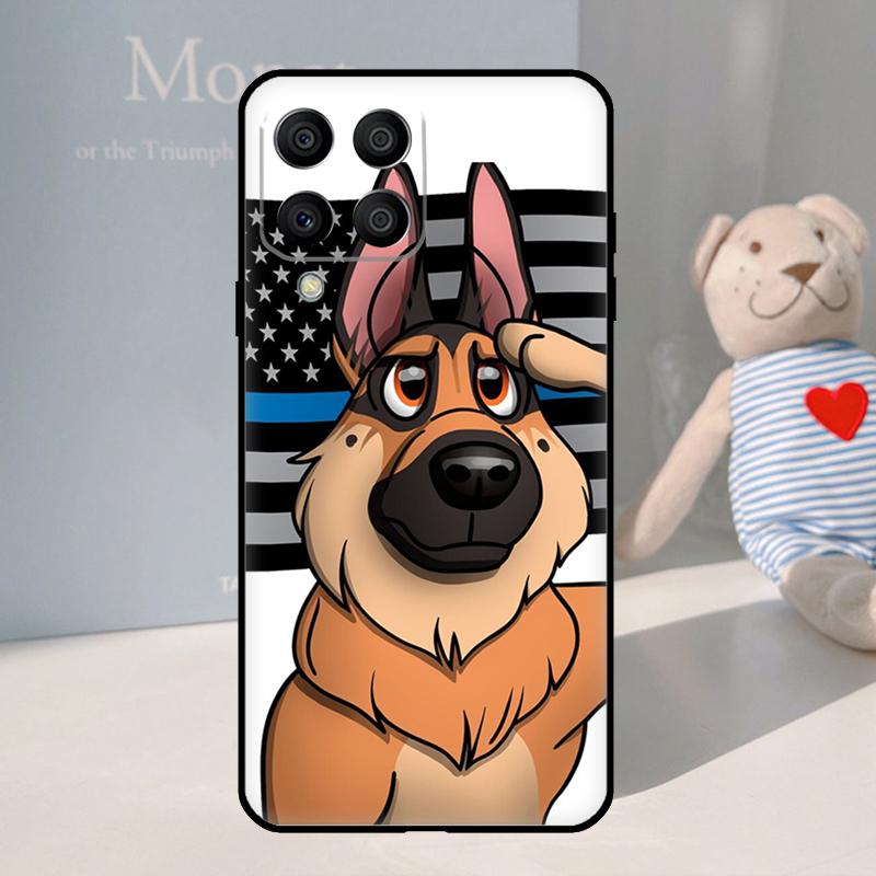 Флаг Полицейская Тонкая Синяя Линия Для Samsung Galaxy M16 M06 M33 M13 M35 M53 M11 M21 M31 M55 M15 M14 M34 M54 M12 M32 M52 Чехол