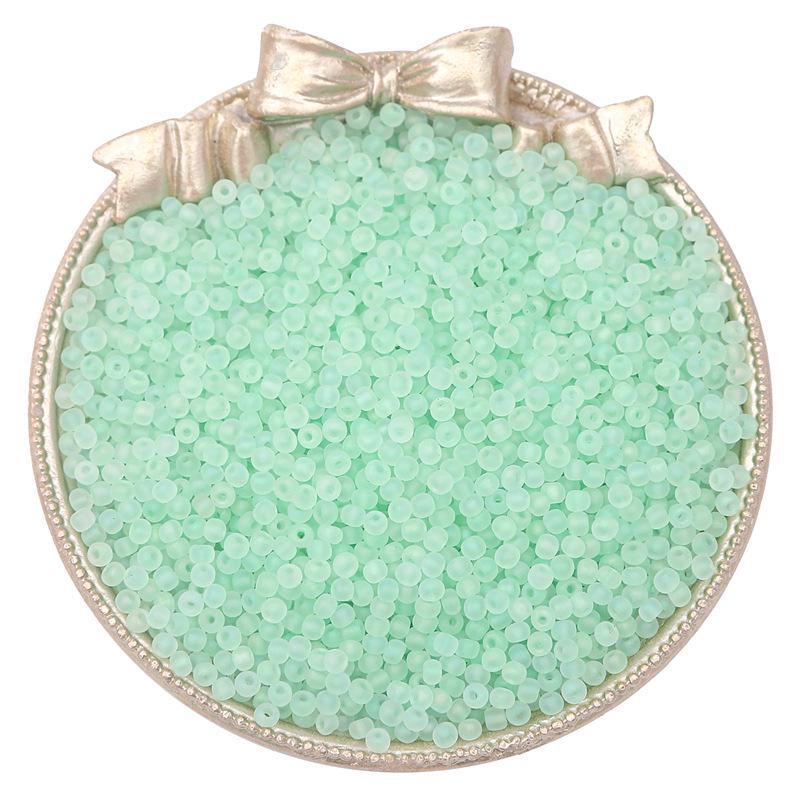 Изготовленные вручную высококачественные стеклянные матовые рисовые бусины для создания украшений из бисера своими руками.