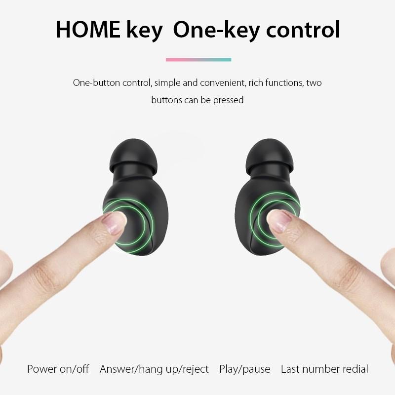 Admisitr Внутриканальная TWS-гарнитура Bluetooth 5.3 со стереозвуком Hi-Fi и магнитным зарядным кейсом в нескольких цветах