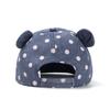 Бейсбольная кепка для девочек и мальчиков от 6 до 24 месяцев, кепка с заячьими ушками, пляжная кепка в горошек, детская солнцезащитная кепка