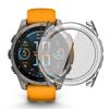 Стеклянный+ПК Чехол для Garmin Fenix 8 51мм 47мм 43мм Защитное Стекло Закаленный Бампер Чехол для Garmin Fenix 8 Аксессуары для Умных Часов