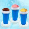 Smoothie Homemade Cup Quick-Frozen Ice Cream Milkshake Bottle Summer DIY Juice Iced Cup Freezed Portable Squeeze Slushie Cups
