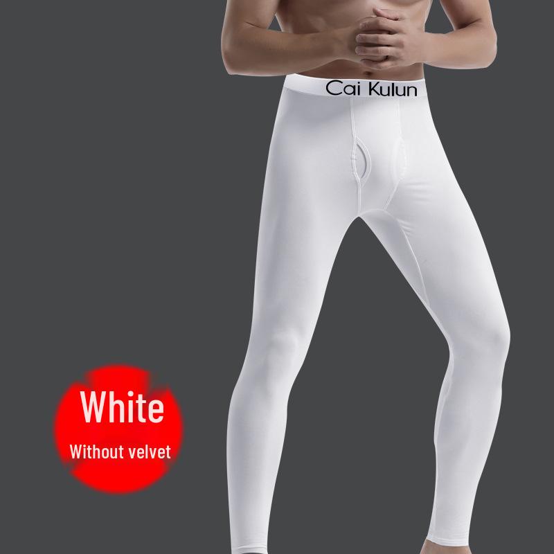 Мужские базовые брюки большого размера на флисовой подкладке для осени - Толстые, теплые и стильные