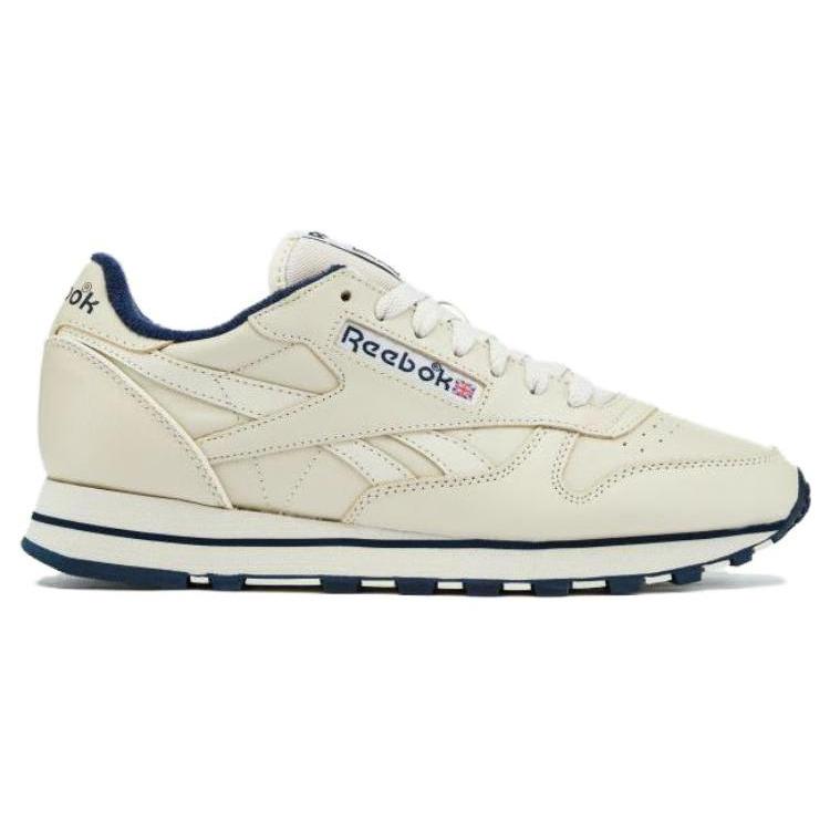 Reebok Классическая кожаная винтажная 'Бежевый Темно-синий' 100033724