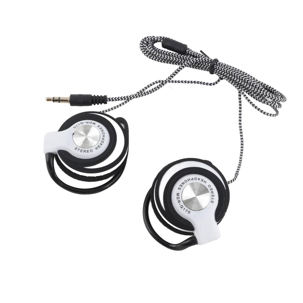 3.5mm Wired Gaming Headset On Ear Sports Headphones Ear Hook Music Earphones for Smartphones Tablet Laptop Desktop PC