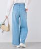 ROPE PICNIC Denim Wide Sax Size 38 Waist-Shaped Pants, Women's, GDS15220, (48),