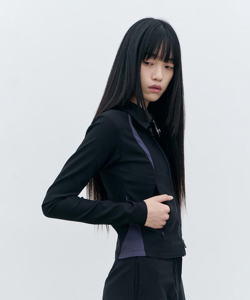 ROWM Contrast Panel Jacket (Black)